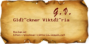 Glöckner Viktória névjegykártya